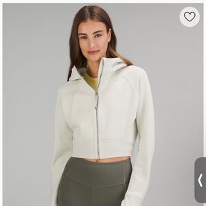 Lululemon Scuba Full-Zip Cropped Hoodie